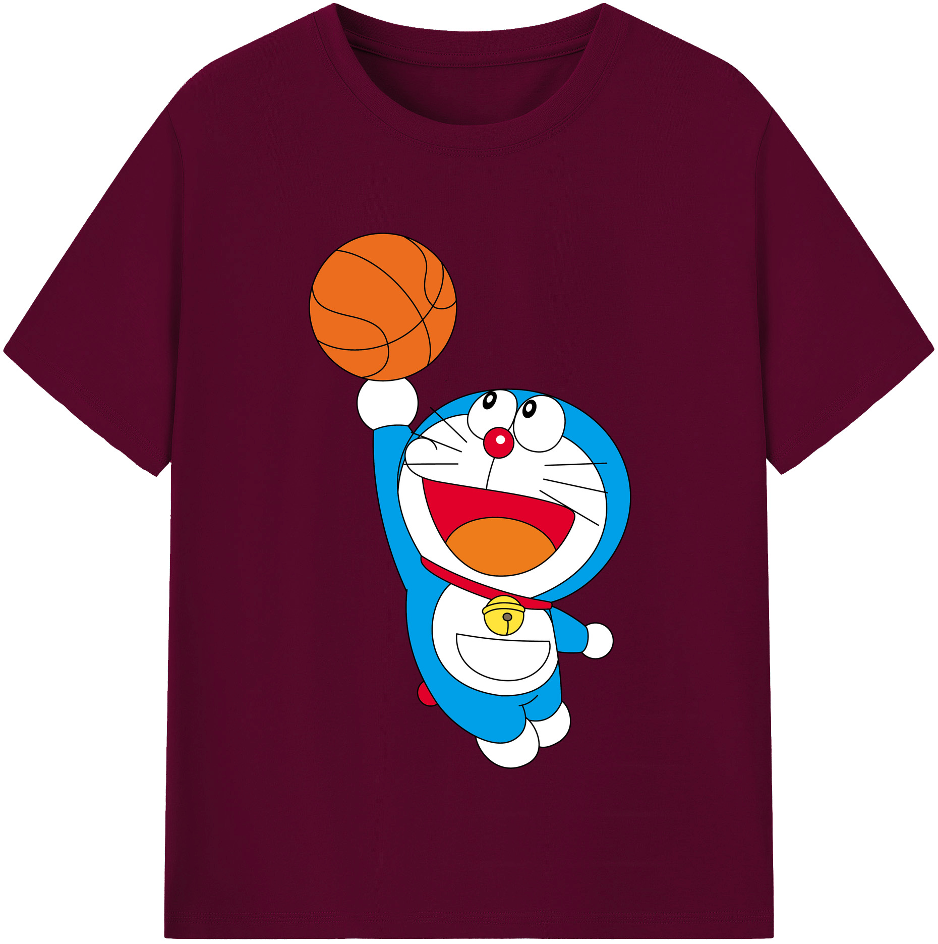 （画像用） ドラえもん Doraemon レディースカジュアルプリントTシャツ（綿100％）